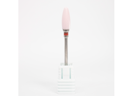  Ceramic Nail Drill Bit Pink FLAME ST PRO F 900379